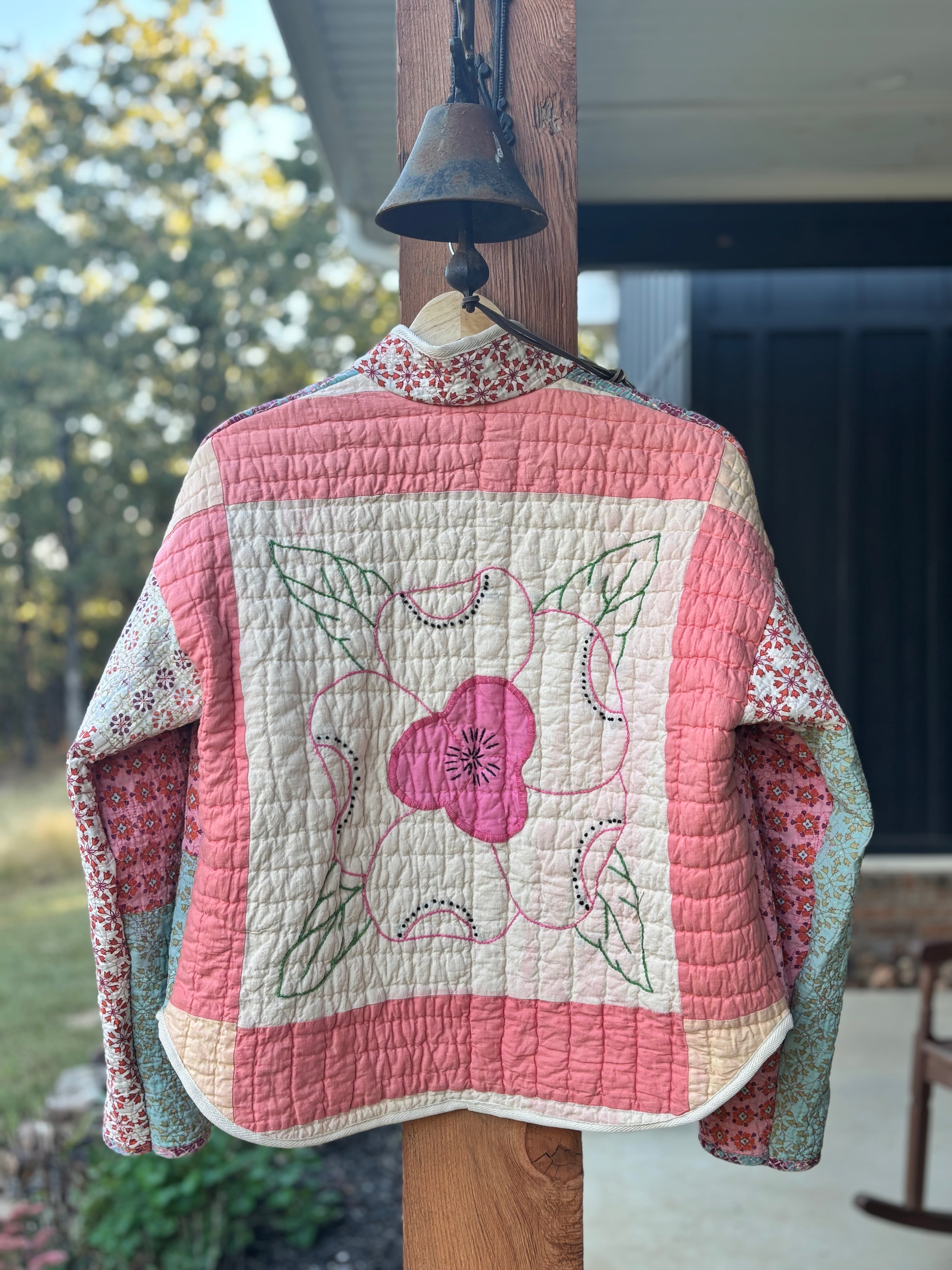 Repurposed Quilt Chore Coat