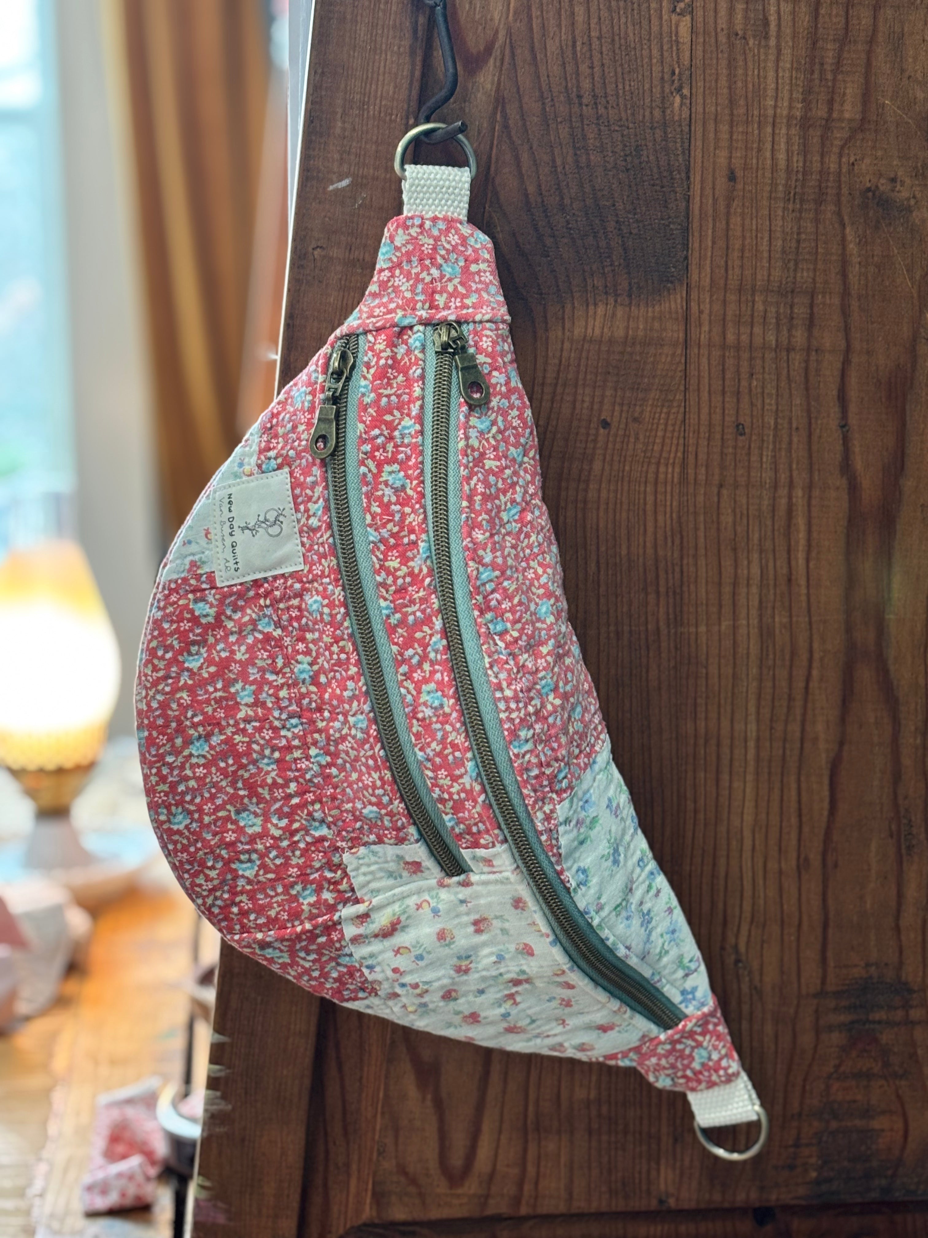 Repurposed Quilt Crossbody Bag